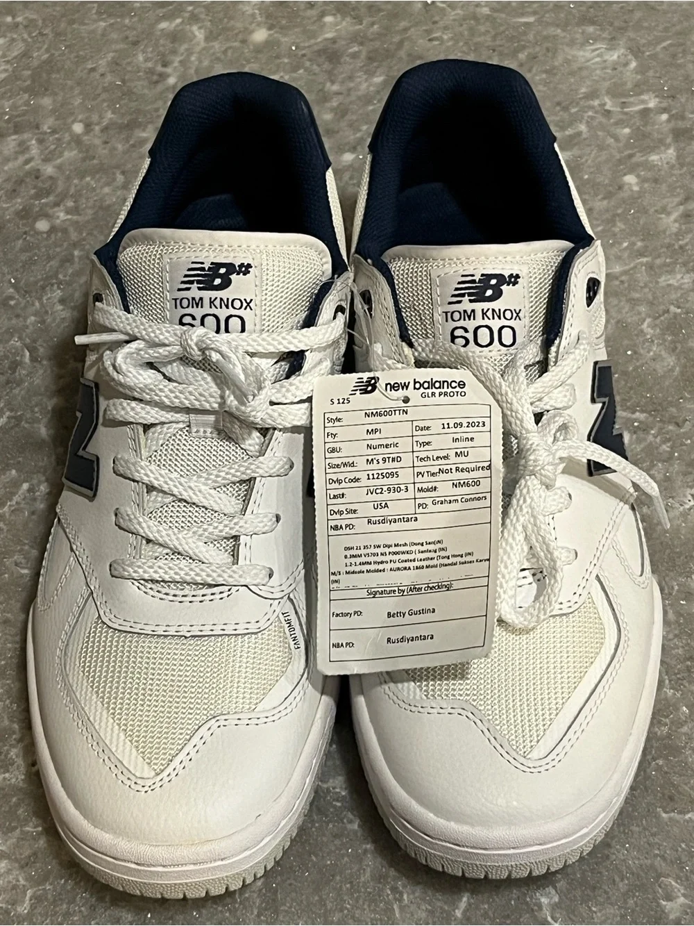 New Balance Numeric 600 Tom Knox Skate Shoe – White/Navy – Men’s 9 ( NWT)